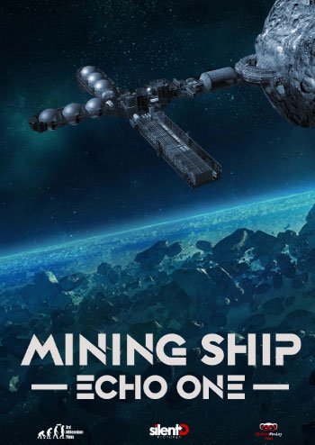 Mining Ship Echo One: science fiction feature key art